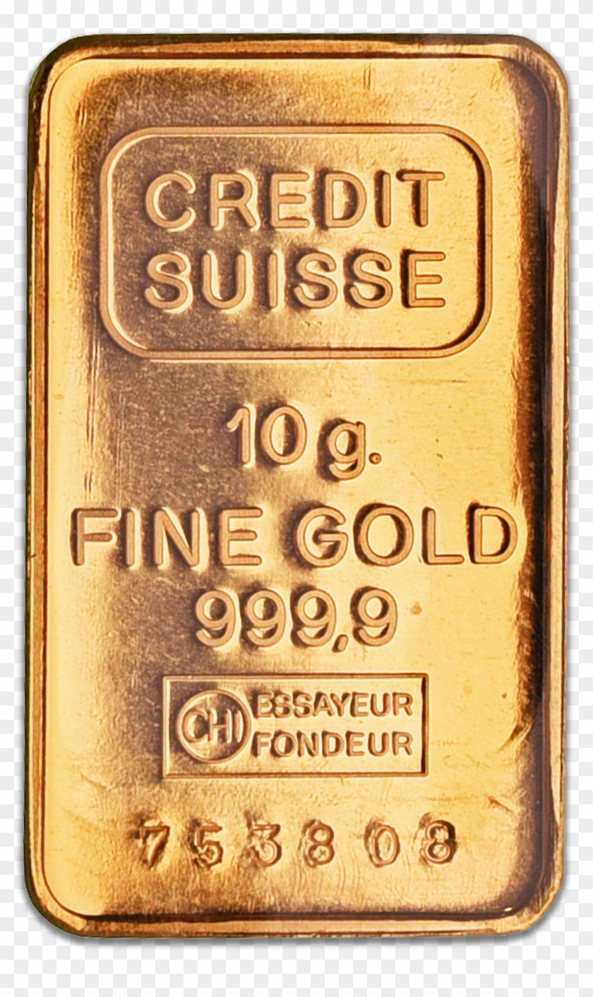 Credit Suisse Gold Bar - Brass Clipart #158631