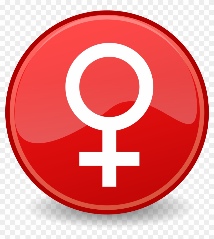 Female Icon Png - Simbol Kelamin Wanita Clipart #158680