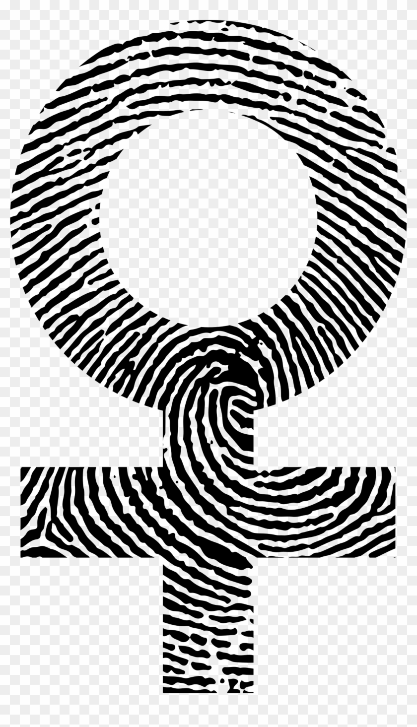 This Free Icons Png Design Of Female Symbol Fingerprint Clipart #158734