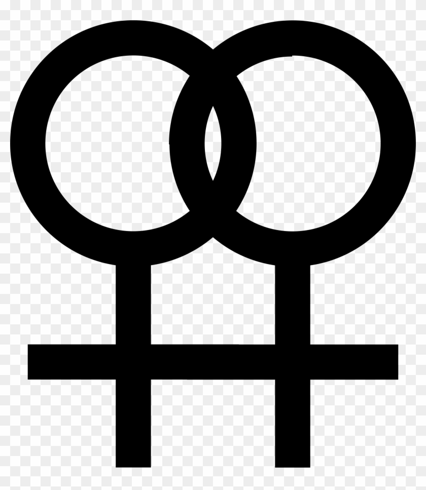Lesbian Symbol Png - Bisexual Symbol Clipart #158806