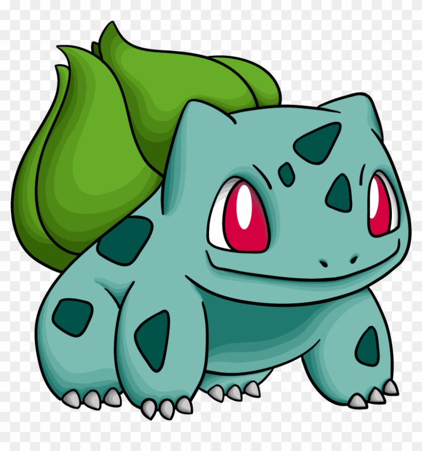 How To Draw Bulbasaur, Pokemon, Anime, Easy Step By - Pokemon With Green Shell Clipart