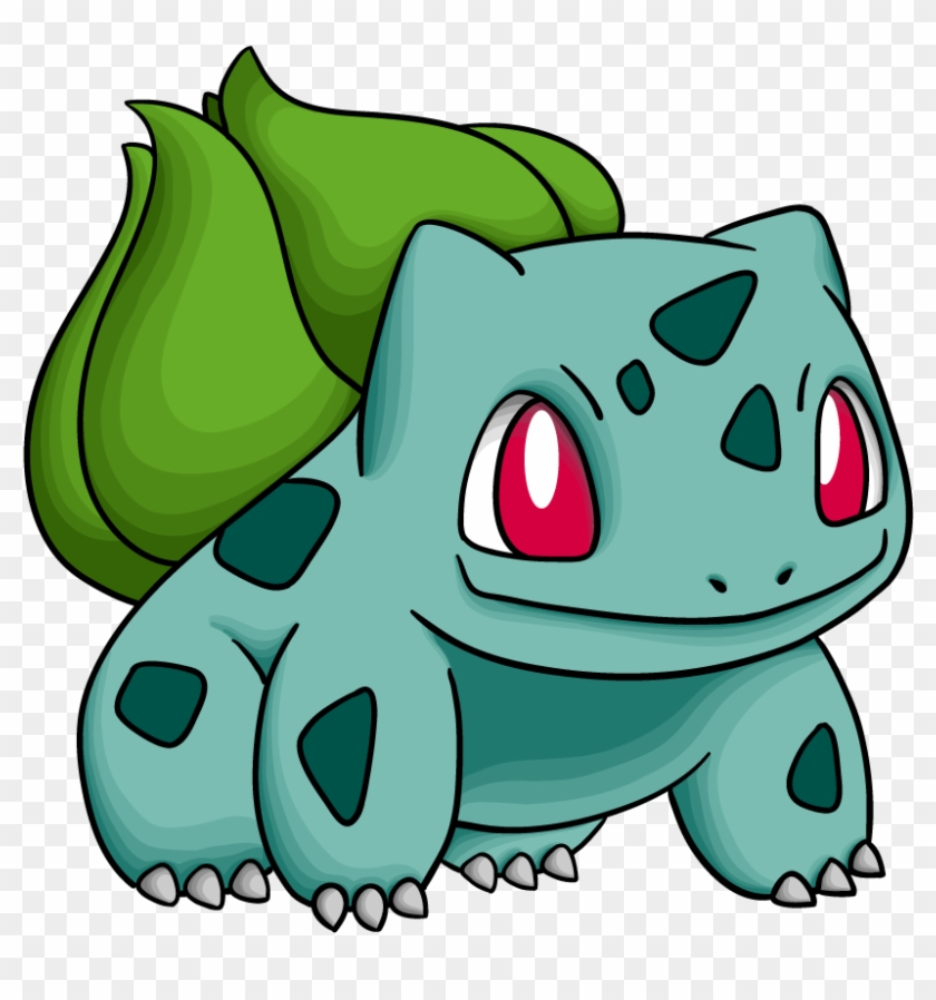 How To Draw Bulbasaur, Pokemon, Anime, Easy Step By - Pokemon With Green Shell Clipart #158807