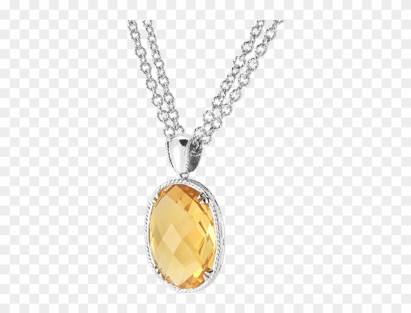 Delatori Citrine Necklace - Anillos De Amistad Para 3 Clipart