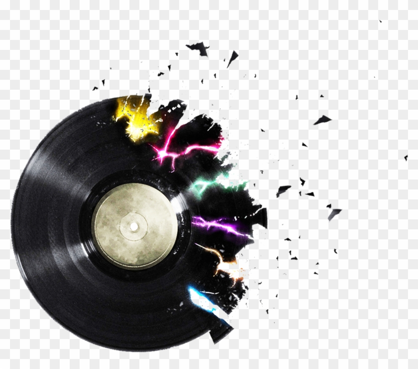 Broken Vinyl Record Png Clipart #159420