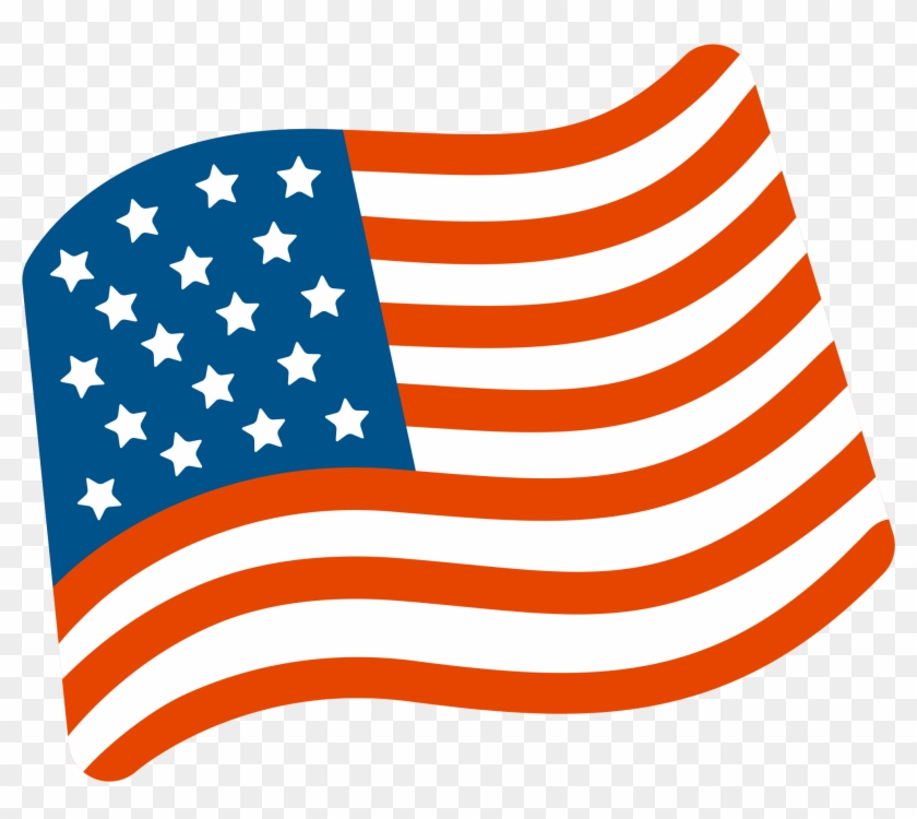 Open - Bandera De Estados Unidos Emoji Clipart