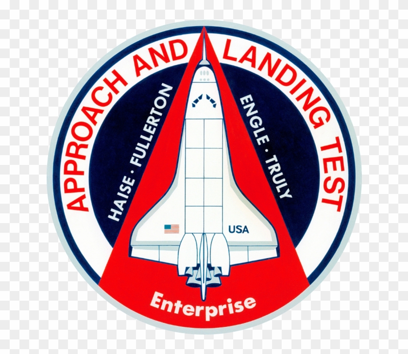 Nasa Space Shuttle Program Images Approach Landing - Enterprise Space Shuttle Patch Clipart