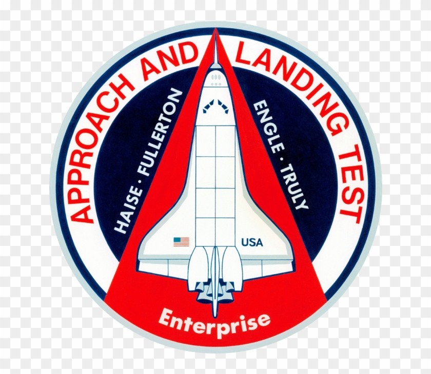 Nasa Space Shuttle Program Images Approach Landing - Enterprise Space Shuttle Patch Clipart