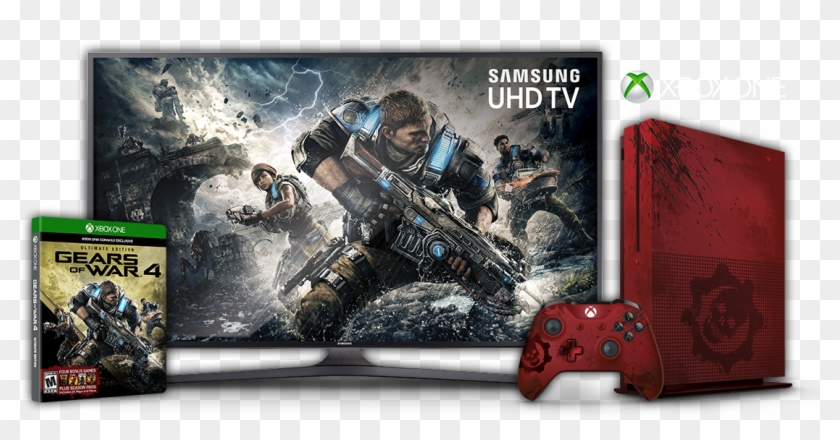 Xbox One S Gears Of War 4 Console Ultimate Edition - Gear Of War 4 Ultimate Edition Bundle Clipart #1500105