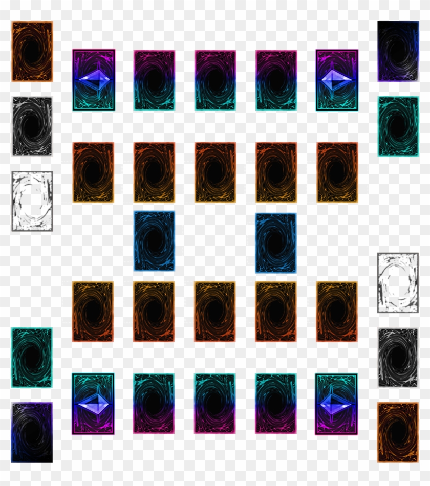 Yu Gi Oh Playmat Template - Yugioh Link Playmat Template Clipart
