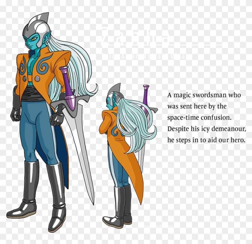 A Better Look At Zahha And Hooded Man From Dragon Ball - Dragon Ball Legends Giblet Clipart