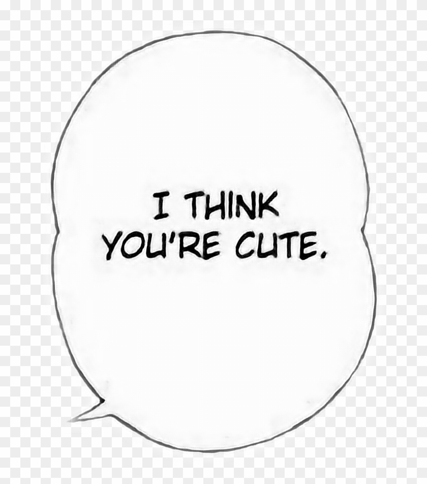 Manga Speech Speechbubble Animefreetoedit - Circle Clipart