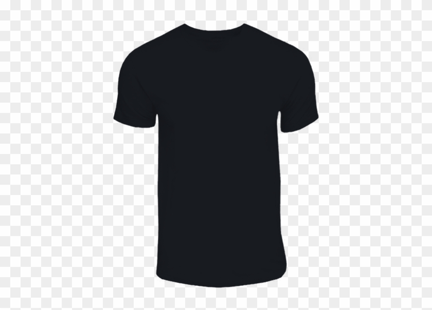 Black T-shirt Plain - Navy Bella Canvas T Clipart #1501097