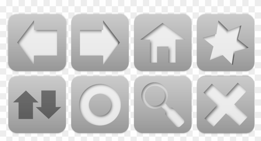 How To Use A Computer To Upload To Instagram - Web Browser Navigation Buttons Clipart