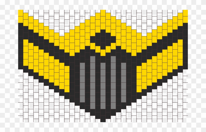 Mortal Kombat Scorpion Mask Bead Pattern - Kandi Mask Patterns Excision Clipart #1501218