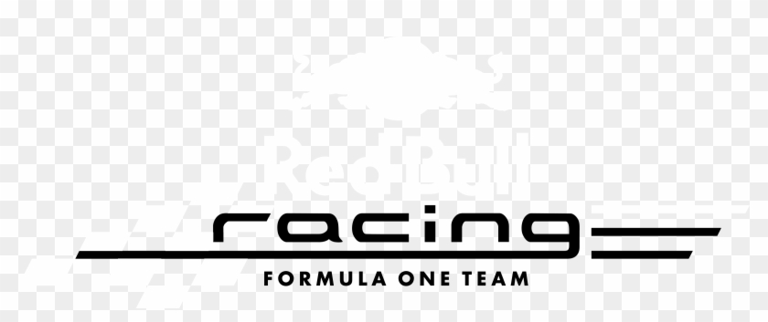 Red Bull Racing Formula One Team Logo Black And White - Red Bull Racing Clipart #1501341