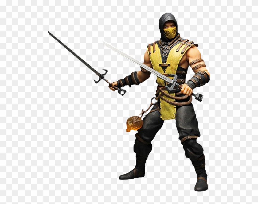 Mortal Kombat X - Mezco Mortal Kombat Scorpion Clipart #1501436