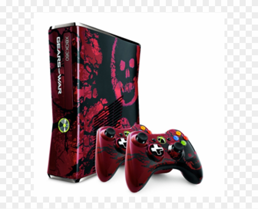 Xbox 360 Slim Gears Of War 3 Edition Clipart