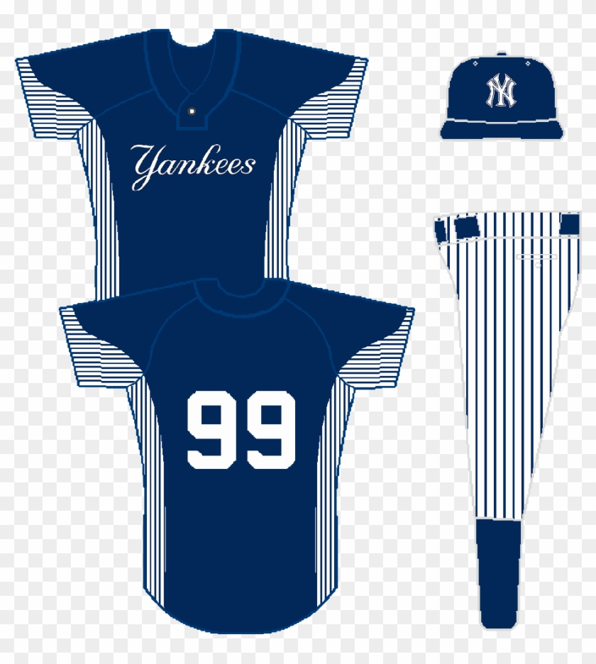 Yankees - Logos And Uniforms Of The New York Yankees Clipart #1501592