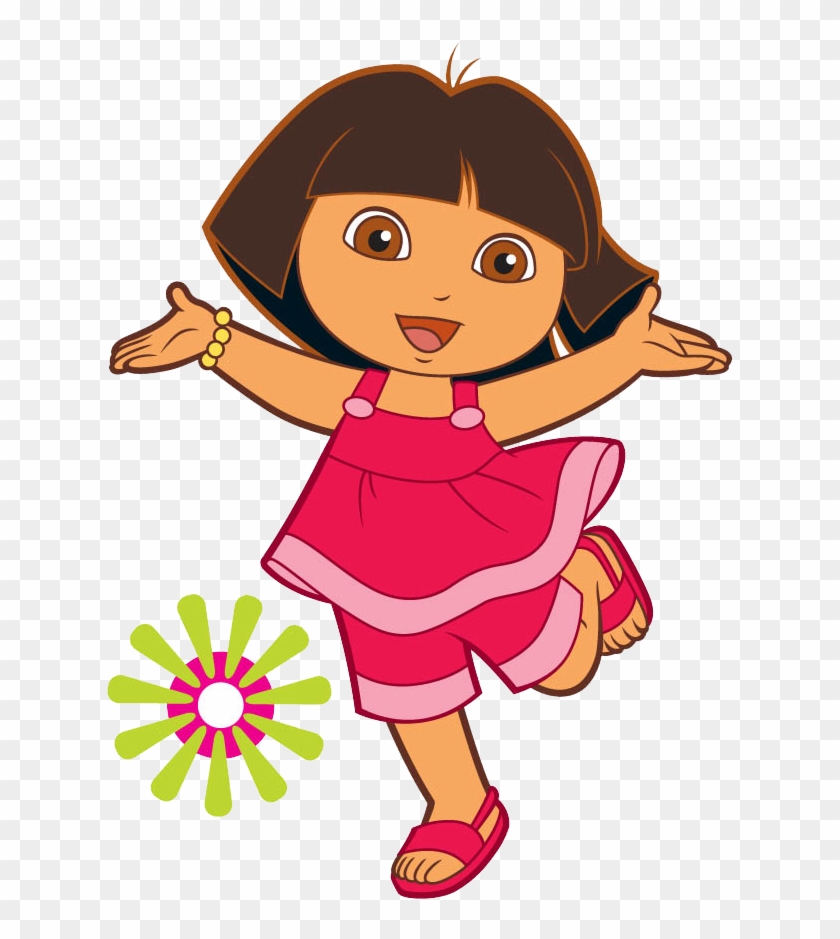 Dora The Explorer - Dora Cartoon Clipart