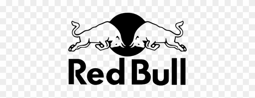 The Gallery For > Red Bull Logo Black And White Png - Red Bull Clipart