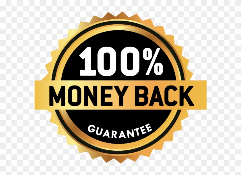 100% Money Back Guarantee - Circle Clipart #1501872