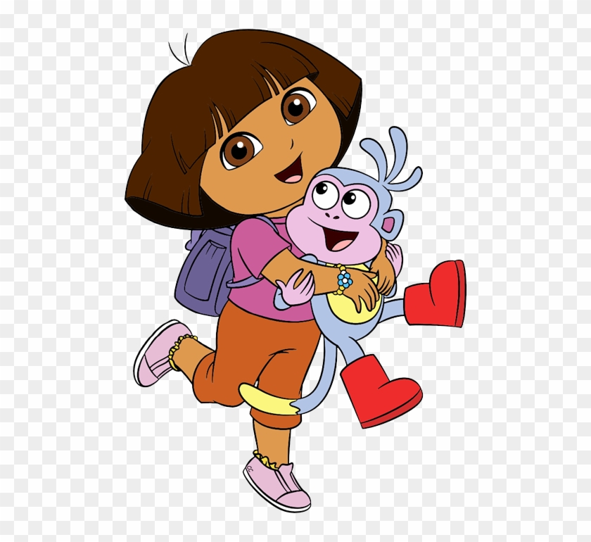Dora The Explorer Clip Art - Dora And Boots Png Transparent Png