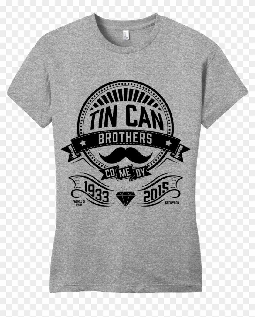 Girly Grey Tin Can Brothers World's Fair Black T-shirt - Ac Dc Band Shirt Clipart