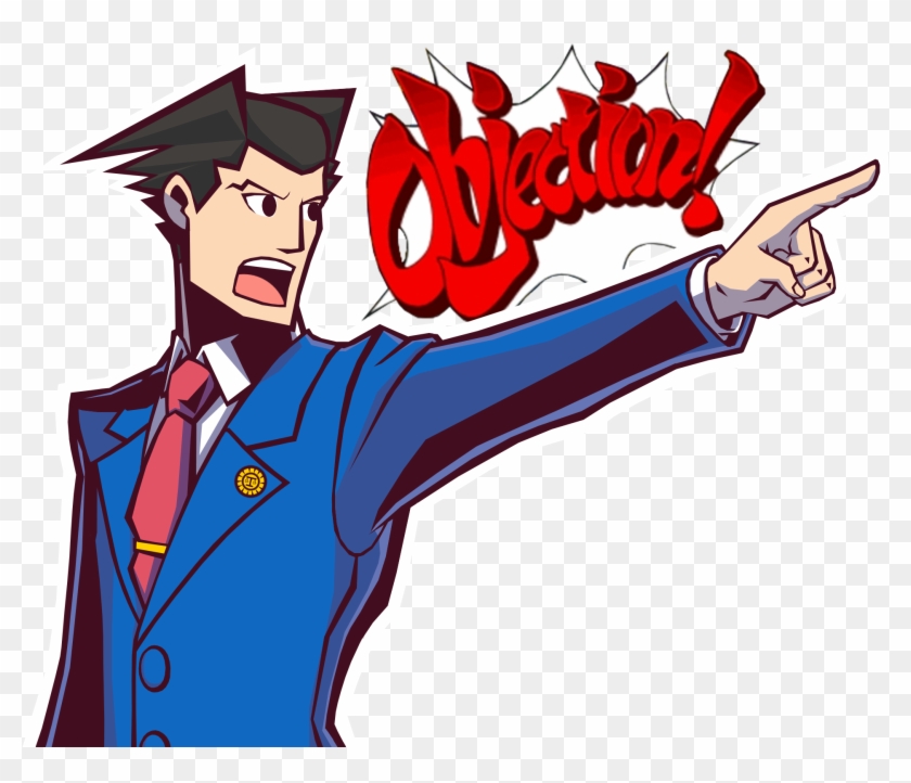Phoenix Wright - Spirit Of Justice Objection Clipart