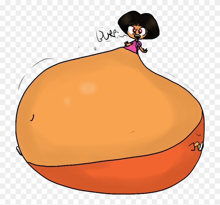 Bloated Dora By Organicgranite - Dora Belly Clipart