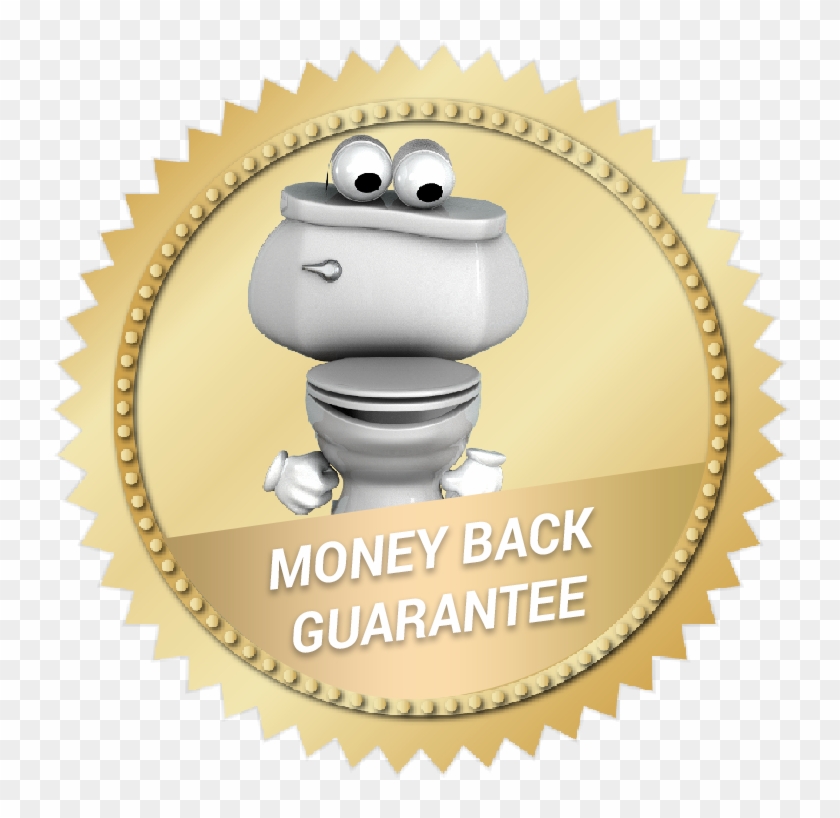 Your Automatic 30 Day Money Back Guarantee - Gold Seal Vector Png Clipart #1502676
