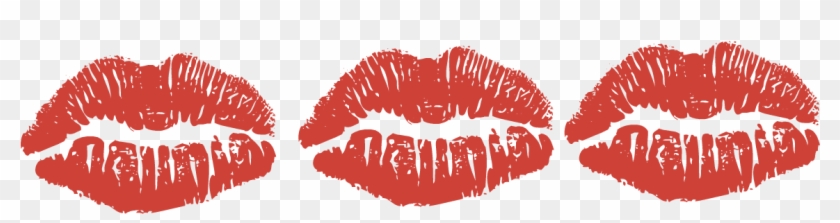 3-kisses - Lip Care Clipart #1502799