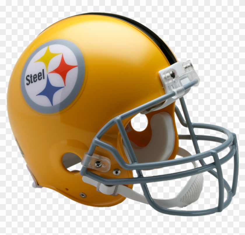 Pittsburgh Steelers Vsr4 Authentic Throwback Helmet - Green Bay Packers Helmet Clipart #1502960