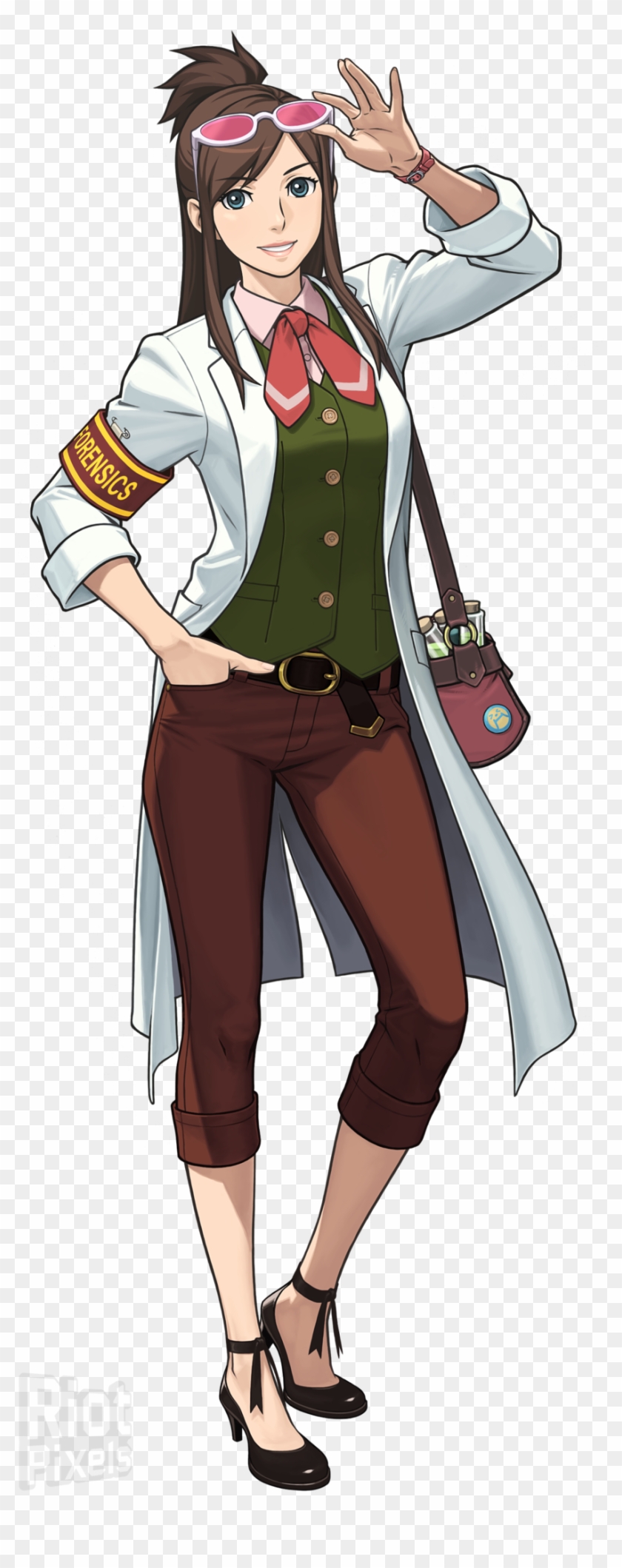 15 August - Ema Skye Phoenix Wright Cosplay Clipart