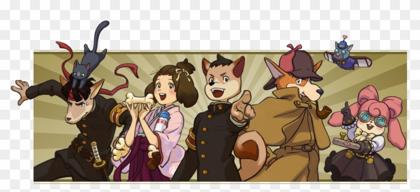 [april's Fools] Capcom Reveals A Brand New Ace Attorney - Ace Attorney Sherlock Hound Clipart