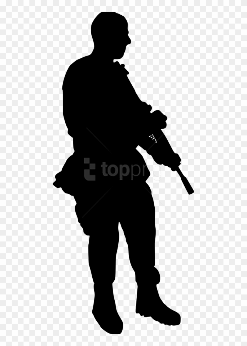 Free Png Soldier Silhouette Png - Silhouette Clipart #1503192