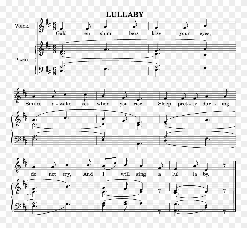 The Story Of Peter Pan/part I - Sheet Music Clipart