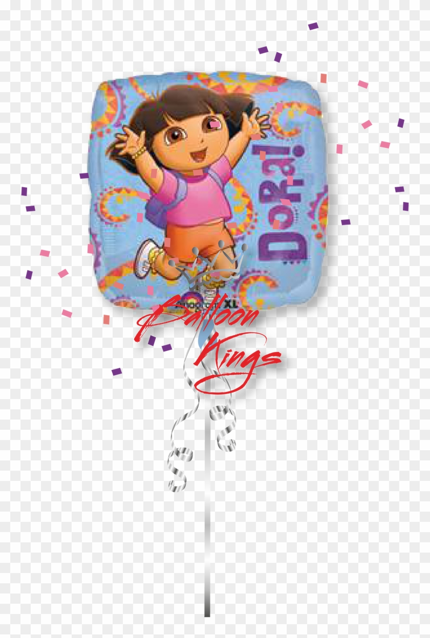 Jump Dora - Balloon Clipart