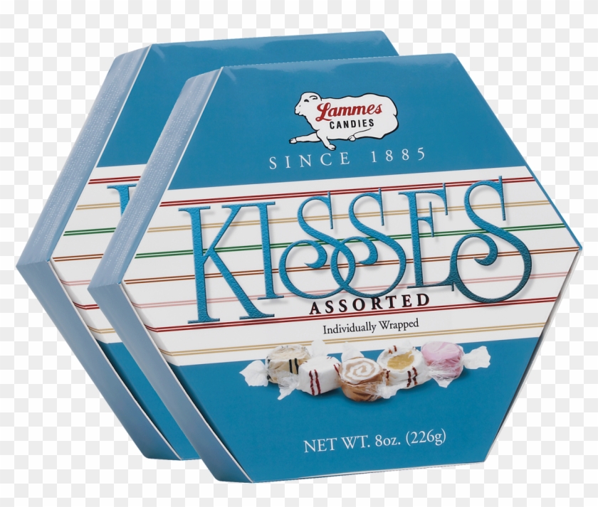 Assorted Taffy Kisses Hexagon Boxes - Paper Clipart #1503496