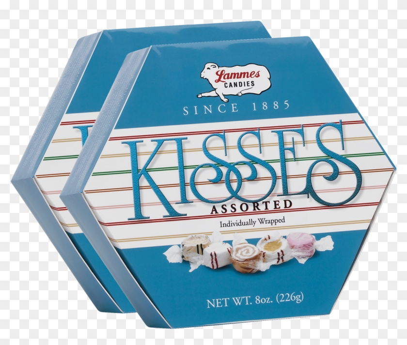 Assorted Taffy Kisses Hexagon Boxes - Paper Clipart