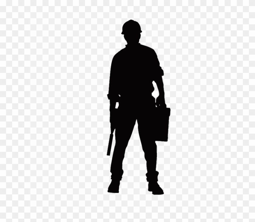 Men Silhouette Png Clipart - Worker Silhouette Png Transparent Png