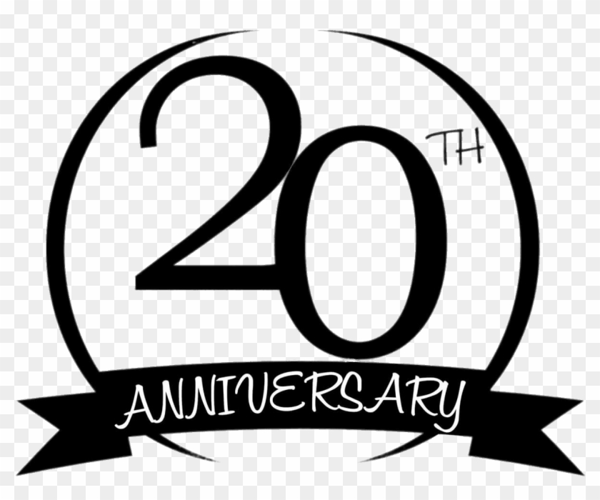 20th Anniversary Circle - 20 Year Anniversary Clipart - Png Download