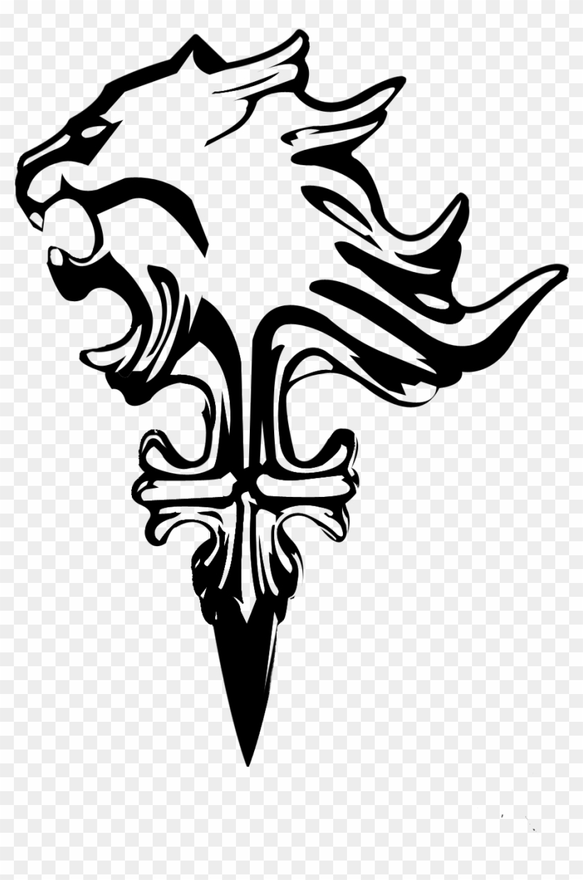 Griever Final Fantasy Logo, Final Fantasy Artwork, - Final Fantasy 8 Lionheart Clipart