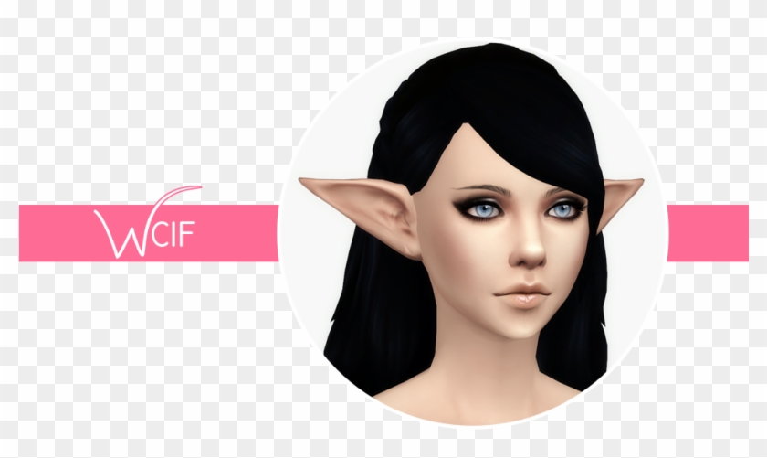 Elf - Sims 4 Elf Ears By Notegain Clipart #1503867