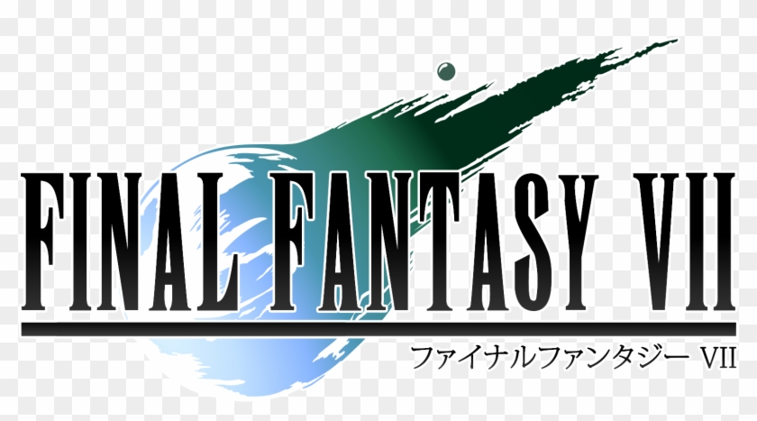 Ff Viiffvii Logo With White - Final Fantasy 7 Icon Clipart