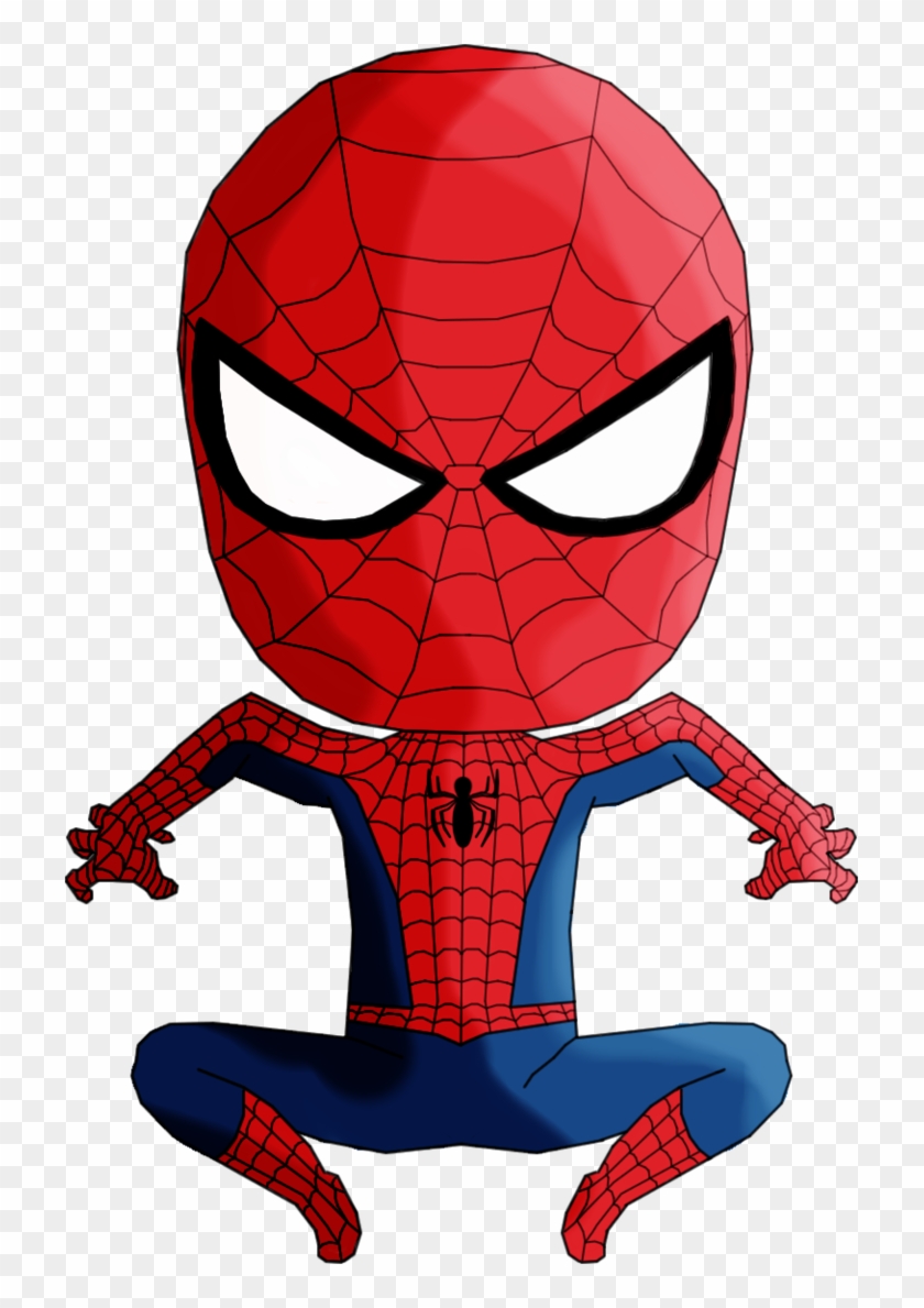 Chibi Spiderman Png - Spider Man Em Chibi Clipart #1504109