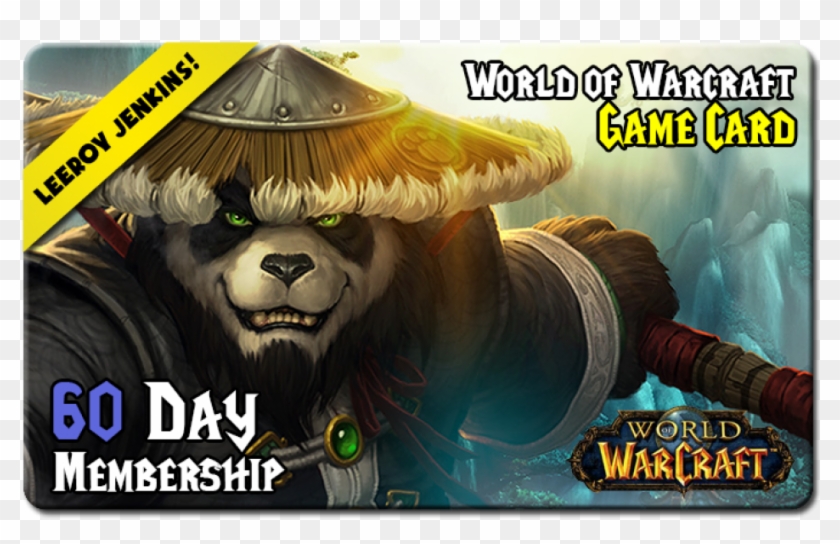 World Of Warcraft Game Card - Mist Of Pandaria Clipart #1504503