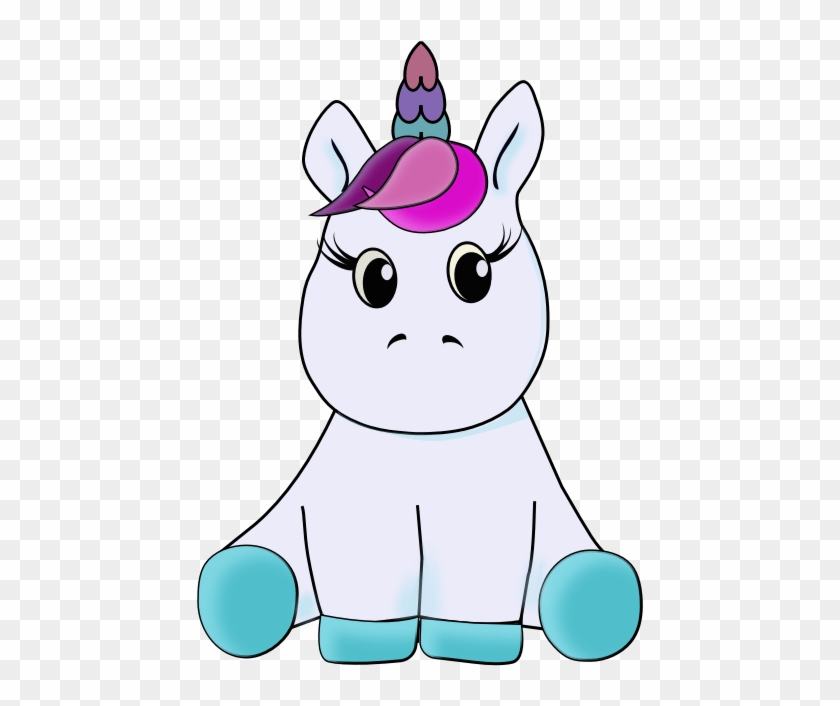 Sparkles The Unicorn - Cartoon Clipart