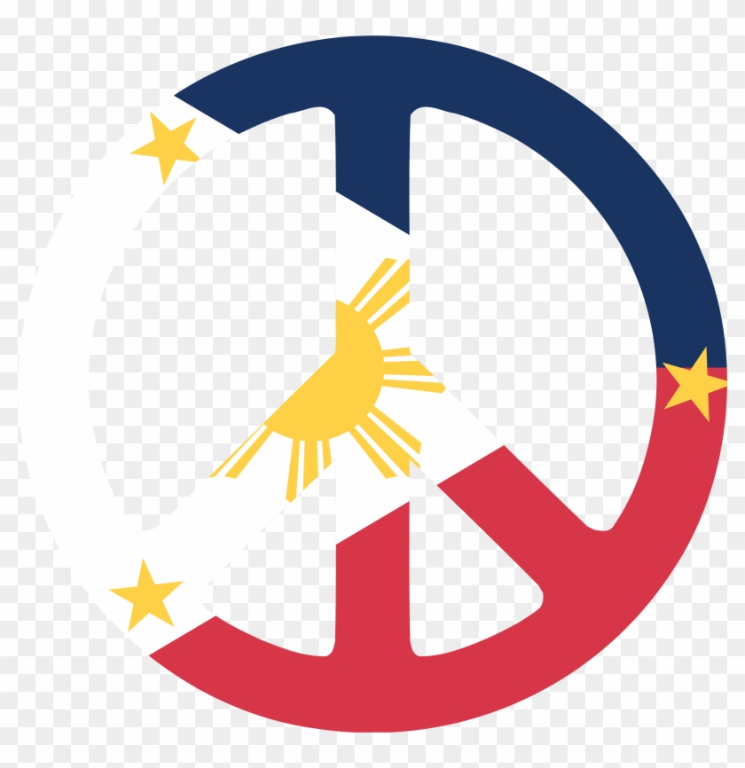 Png Library Flag Of The Philippines Peace Symbols Clip - Philippine Flag Look Alike Transparent Png #1504595