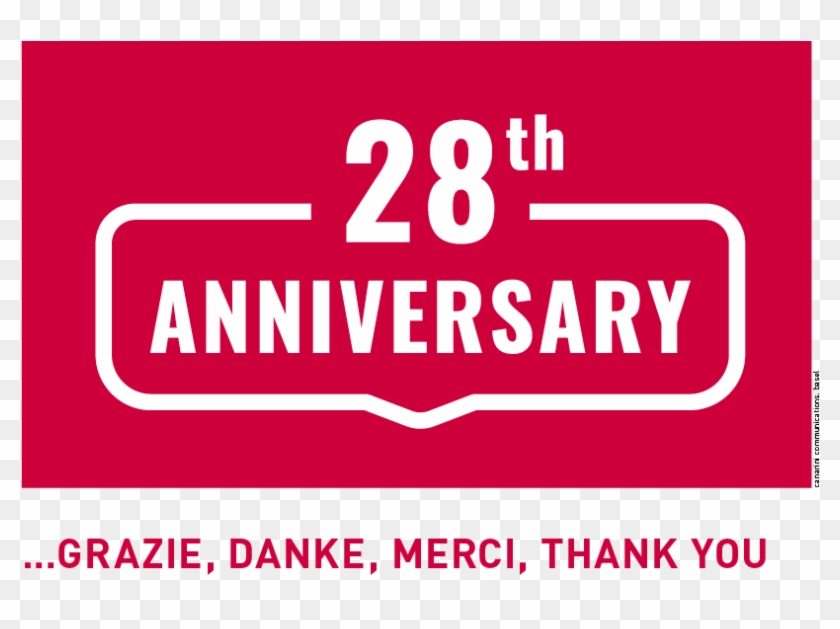 28th Anniversary - 28th Anniversary Png Clipart #1504694