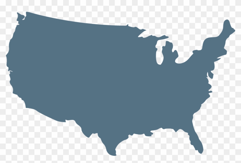 Us Map Outline - Dodge City On Map Clipart #1504877